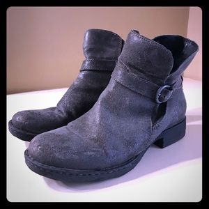 Women’s Born Moto Suede Distressed Booties